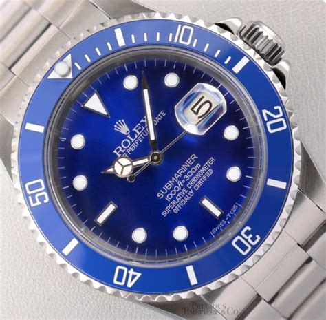 rolex submariner bleu occasion|Rolex Submariner.